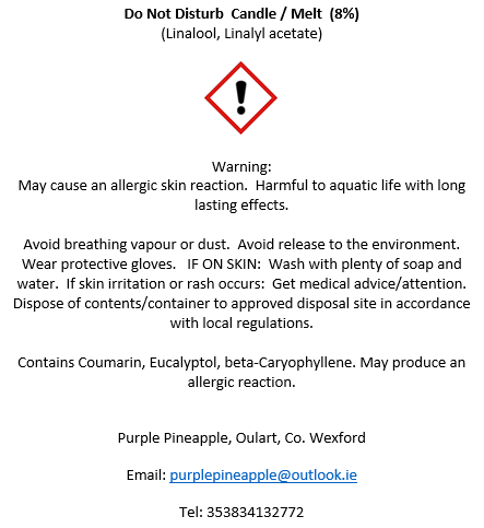 Do Not Disturb - 60g Soy Wax Melt