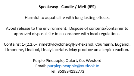 Speakeasy - 230g Soy Wax Candle