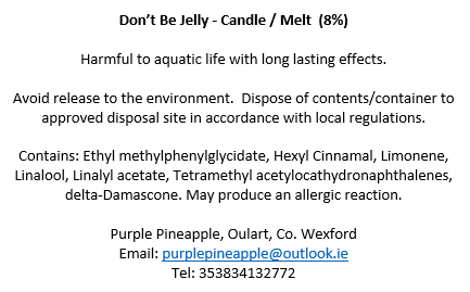 Don't Be Jelly - 60g Soy Wax Melt
