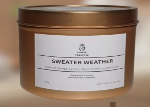 Sweater Weather - Natural Soy Wax Candle - 230g