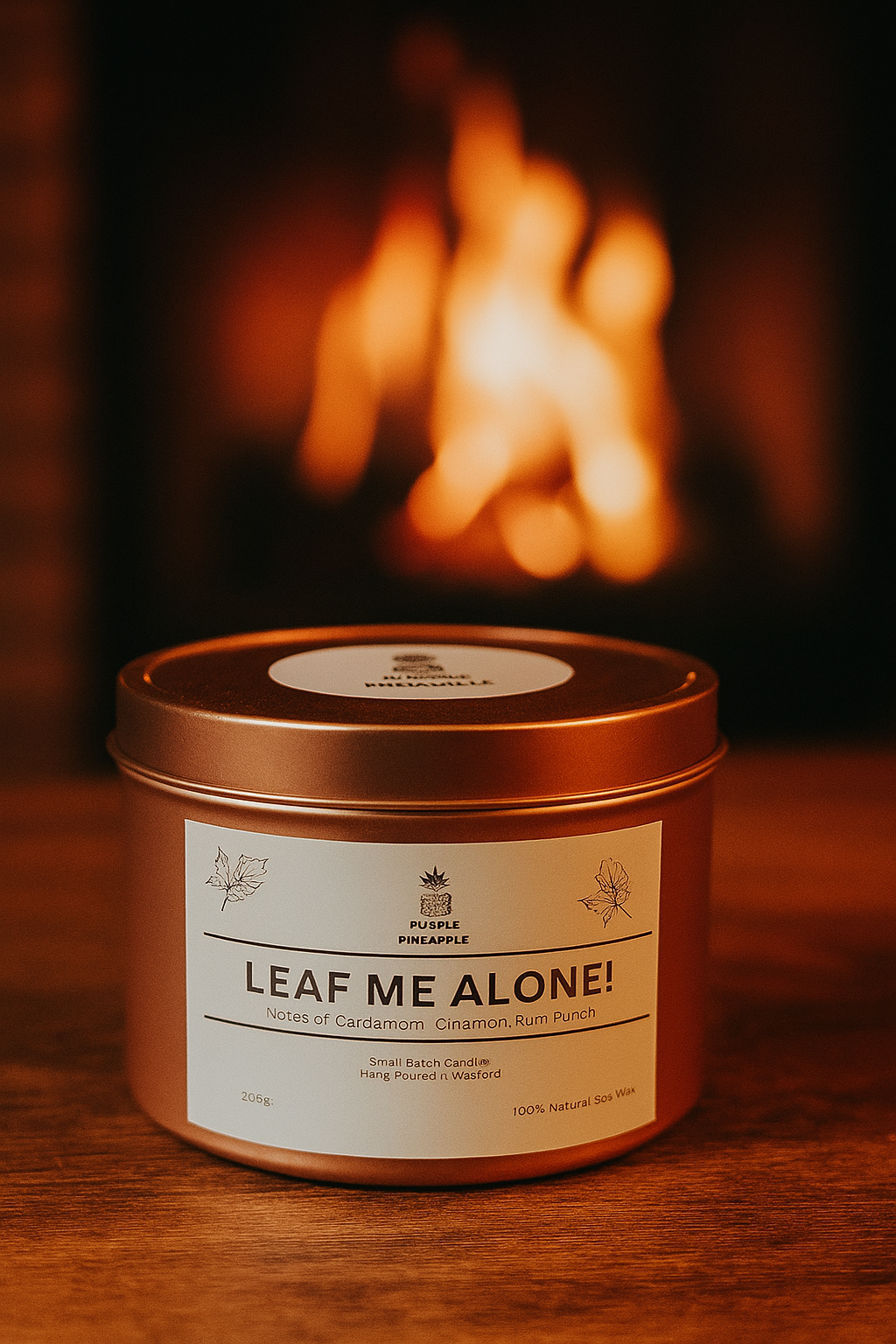 Leaf Me Alone! - Natural Soy wax Candle - 230g