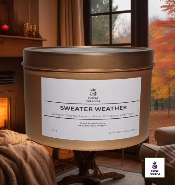 Sweater Weather - Natural Soy Wax Candle - 230g
